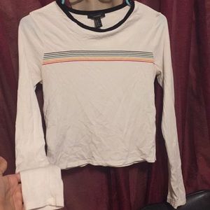 Long sleeve crop top